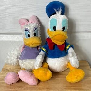 Disney Donald and Daisy Duck plush stuffed animals